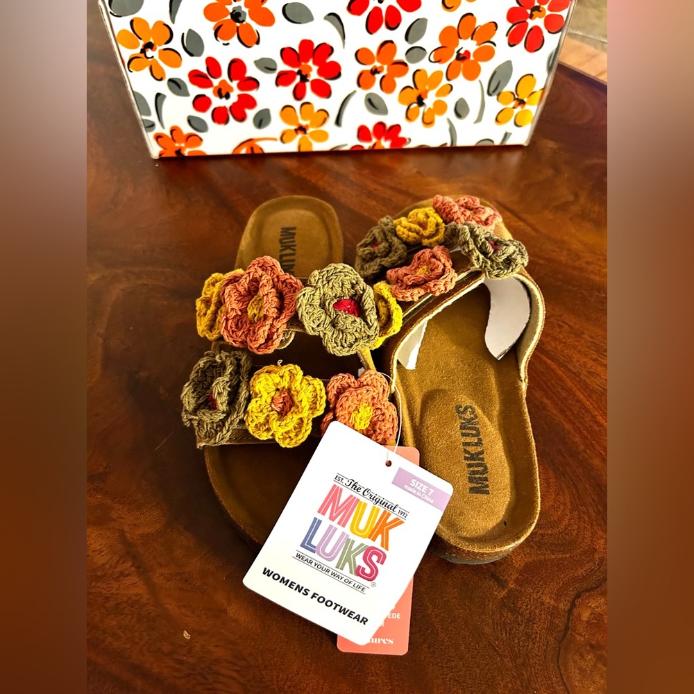 Muk Luks Women’s Flora Terra Turf Sandals